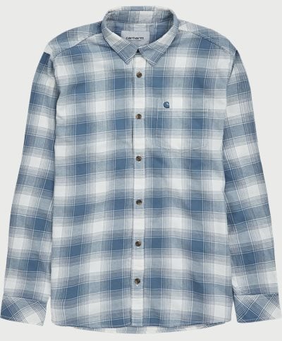 Carhartt WIP Skjorter L/S DEAVER SHIRT I030625 Blå